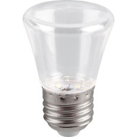 Лампа светодиодная Feron E27 1W 2700K Грибок Прозрачная LB-372 25909
