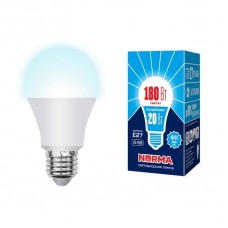 Лампа светодиодная Volpe (UL-00004029) E27 20W 4000K матовая LED-A65-20W/NW/E27/FR/NR