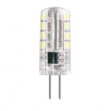 Лампа светодиодная Elektrostandard G4 3W 3300K кукуруза прозрачная 4690389063060