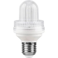 Лампа-строб светодиодная E27 2W 6400K Вздутая Матовая LB-377 25929