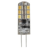 Лампа светодиодная ЭРА G4 1,5W 4000K прозрачная LED JC-1,5W-12V-840-G4