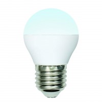 Лампа светодиодная Uniel (UL-00002378) E27 6W 4000K шар матовый LED-G45-6W/NW/E27/FR/MB PLM11WH