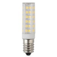 Лампа светодиодная ЭРА E14 7W 4000K прозрачная LED T25-7W-CORN-840-E14
