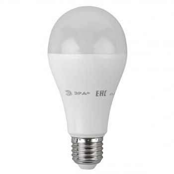 Лампа светодиодная ЭРА E27 20W 2700K матовая ECO LED A65-20W-827-E27 (Россия)