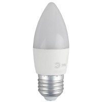 Лампа светодиодная ЭРА E27 8W 4000K матовая ECO LED B35-8W-840-E27