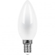 Лампа светодиодная Feron E14 9W 4000K Свеча Матовая LB-73 25957