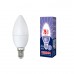 Лампа светодиодная (UL-00003802) E14 9W 6500K матовая LED-C37-9W/DW/E14/FR/NR (Китай)