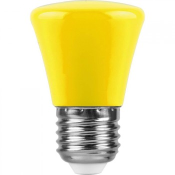 Лампа светодиодная Feron E27 1W желтый Грибок Матовая LB-372 25935 (Россия)