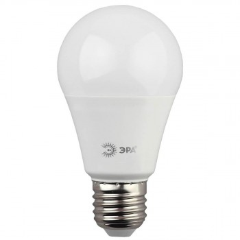 Лампа светодиодная ЭРА E27 15W 2700K груша матовая LED A60-15W-827-E27 (Россия)