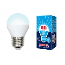 Лампа светодиодная Volpe (UL-00003834) E27 11W 4000K матовая LED-G45-11W/NW/E27/FR/NR
