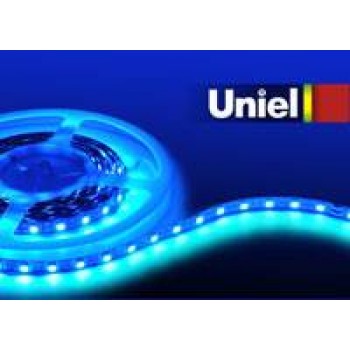 Светодиодная лента Uniel (04817) 5M синий 72W ULS-5050-60LED/m-10mm-IP20-DC12V-14,4W/m-5M-BLUE (Китай)
