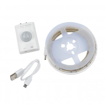 Светодиодная влагозащищенная лента Uniel (UL-00004450) 2,4W/m 30LED/m белый 1М ULS-R21-2,4W/4000K/1,0M/RECH SENSOR Smart Light (Китай)