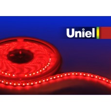 Светодиодная лента Uniel (04862) 5M красный ULS-3528-60LED/m-8mm-IP65-DC24V-4,8W/m-5M-RED