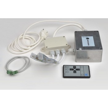 Контроллер для светодиодных лент RGB 220В с пультом ДУ (UL-00001552) Uniel ULC-N10-RGB SILVER (Китай)