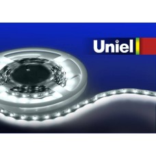 Светодиодная лента Uniel (04910) 3M белый 14.4W ULS-3528-60LED/m-8mm-IP33-DC12V-4,8W/m-3M-W