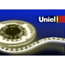 Светодиодная лента Uniel (04911) 5М теплый белый ULS-3528-60LED/m-8mm-IP33-DC24V-4,8W/m-5M-WW