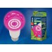 Лампа светодиодная для растений (UL-00006260) Uniel E27 14W прозрачная LED-A60-14W/SPSB/E27/CL PLP30WH (Китай)