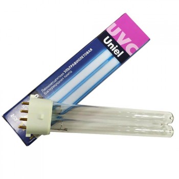 Лампа ультрафиолетовая бактерицидная Uniel 2G7 9W прозрачная ESL-PL-9/UVCB/2G7/CL UL-00004683 (КИТАЙ)