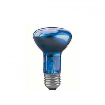 Лампа накаливания рефлекторная для растений (фито-лампа) Е27 60W груша синяя 50260 (Германия)
