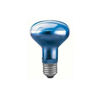 Лампа накаливания рефлекторная для растений (фито-лампа)  Е27 60W груша синяя 50160 (Германия)