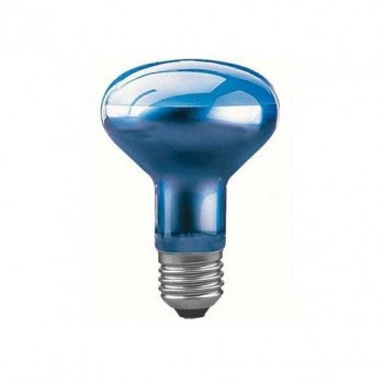 Лампа накаливания рефлекторная для растений (фито-лампа) Е27 75W груша синяя 50170 (Германия)
