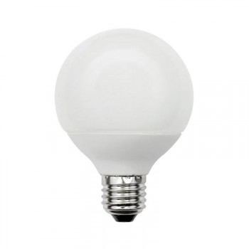 Лампа энергосберегающая (00863) E27 15W 2700K шар матовый ESL-G80-15/2700/E27 (Китай)