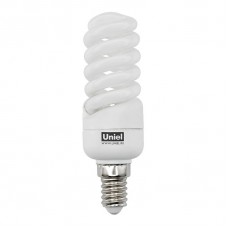 Лампа энергосберегающая Uniel (01098) E14 13W 2700K спираль матовая ESL-S21-13/2700/E14