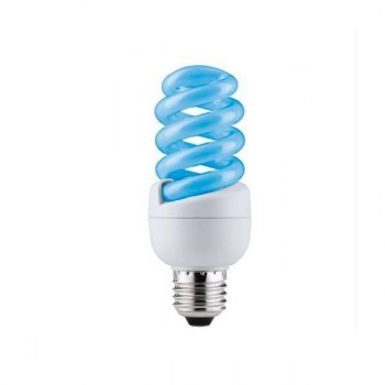 Лампа энергосберегающая Е27 15W спираль синяя 88090 (Германия)