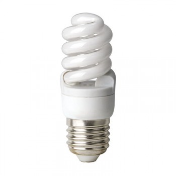 Лампа энергосберегающая (01155) E27 8W 2700K спираль матовая ESL-S41-08/2700/E27 (Китай)