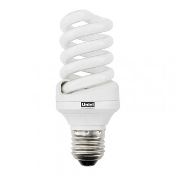Лампа энергосберегающая (04950) Uniel Е27 15W 2700K спираль матовая ESL-S03-15/2700/E27 (Китай)