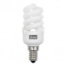 Лампа энергосберегающая Uniel (01157) E14 8W 2700K спираль матовая ESL-S41-08/2700/E14