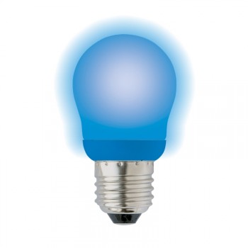 Лампа энергосберегающая (03099) E27 9W Blue шар голубой ESL-G45-9/BLUE/E27 (Китай)